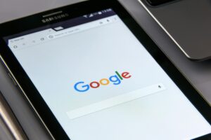seo knutsford search on an iPad